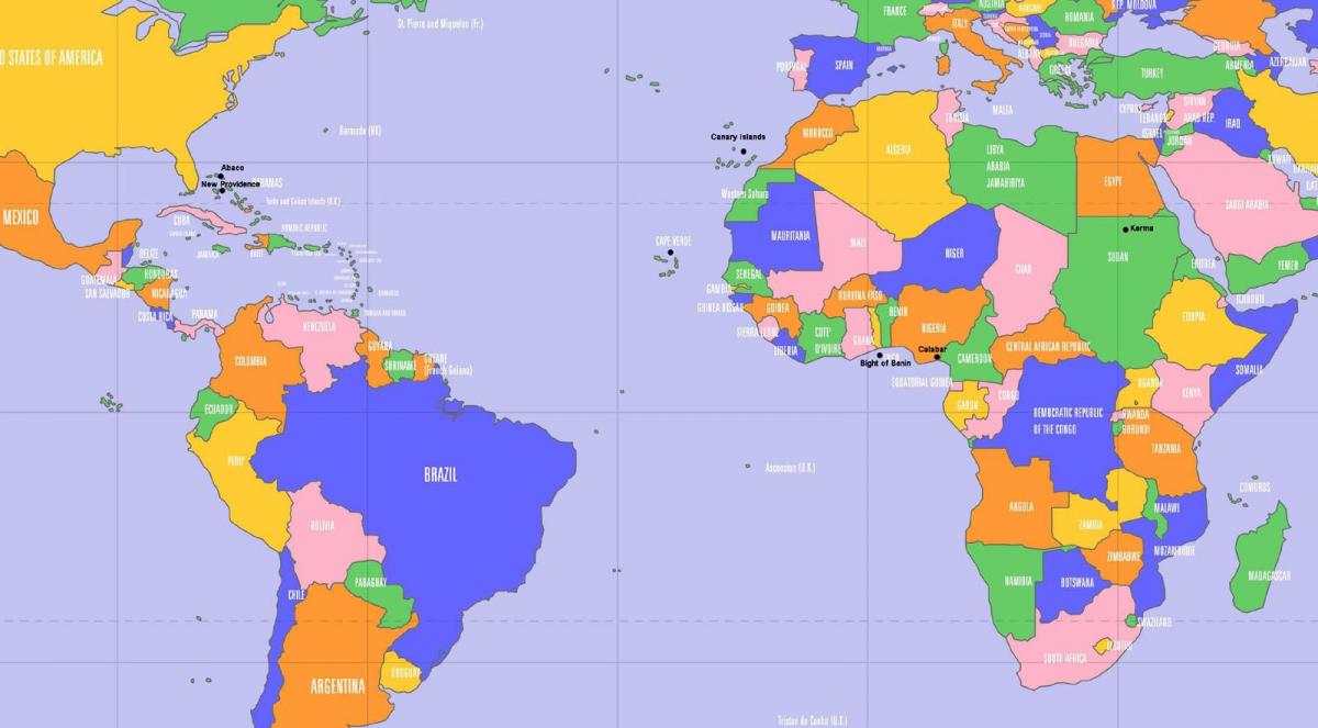 Kap Verden sijainti maailman kartalla