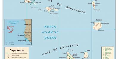 Kartta Cabo Verde